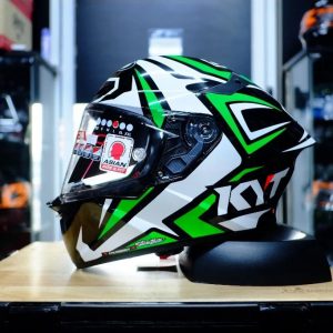 หมวกกันน็อค KYT รุ่น TT-Revo ALEX LOWER 2024 ชิลด์หน้าสีใส รูปทรงสปอร์ต แถมสปอยเลอร์ทุกใบ