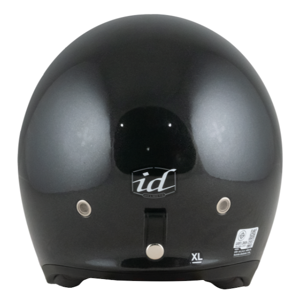 หมวกกันน็อค ID CR-1 Custom ดำเกล็ดเงา หมวกกันน็อควินเทจคลาสสิคครึ่งใบ มีแว่นด้านใน - Image 5