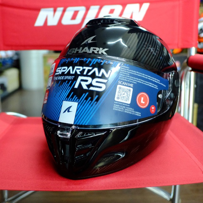 หมวกกันน็อค Shark รุ่น Spartan RS Carbon มีแว่นกันแดด แถมชิลด์ดำ - Image 6