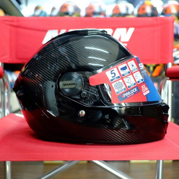 หมวกกันน็อค Shark รุ่น Spartan RS Carbon มีแว่นกันแดด แถมชิลด์ดำ - Image 8