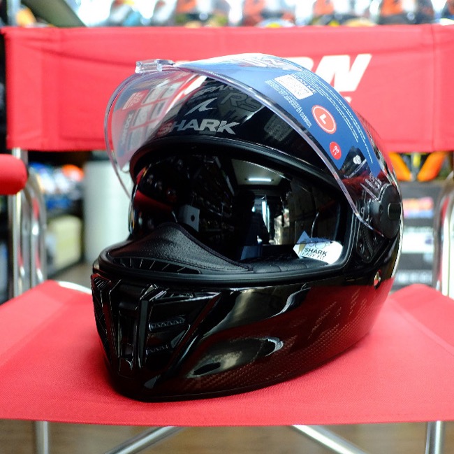 หมวกกันน็อค Shark รุ่น Spartan RS Carbon มีแว่นกันแดด แถมชิลด์ดำ - Image 4
