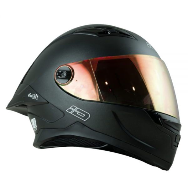 หมวกกันน็อค ID FRT Pro 2025 สีดำด้าน รุ่นใหม่ล่าสุด แถมฟรีชิลด์ดำ 1 ชิ้น - Image 3