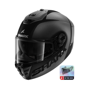 หมวกกันน็อค Shark รุ่น Spartan RS Carbon Matt มีแว่นกันแดด แถมชิลด์ดำ